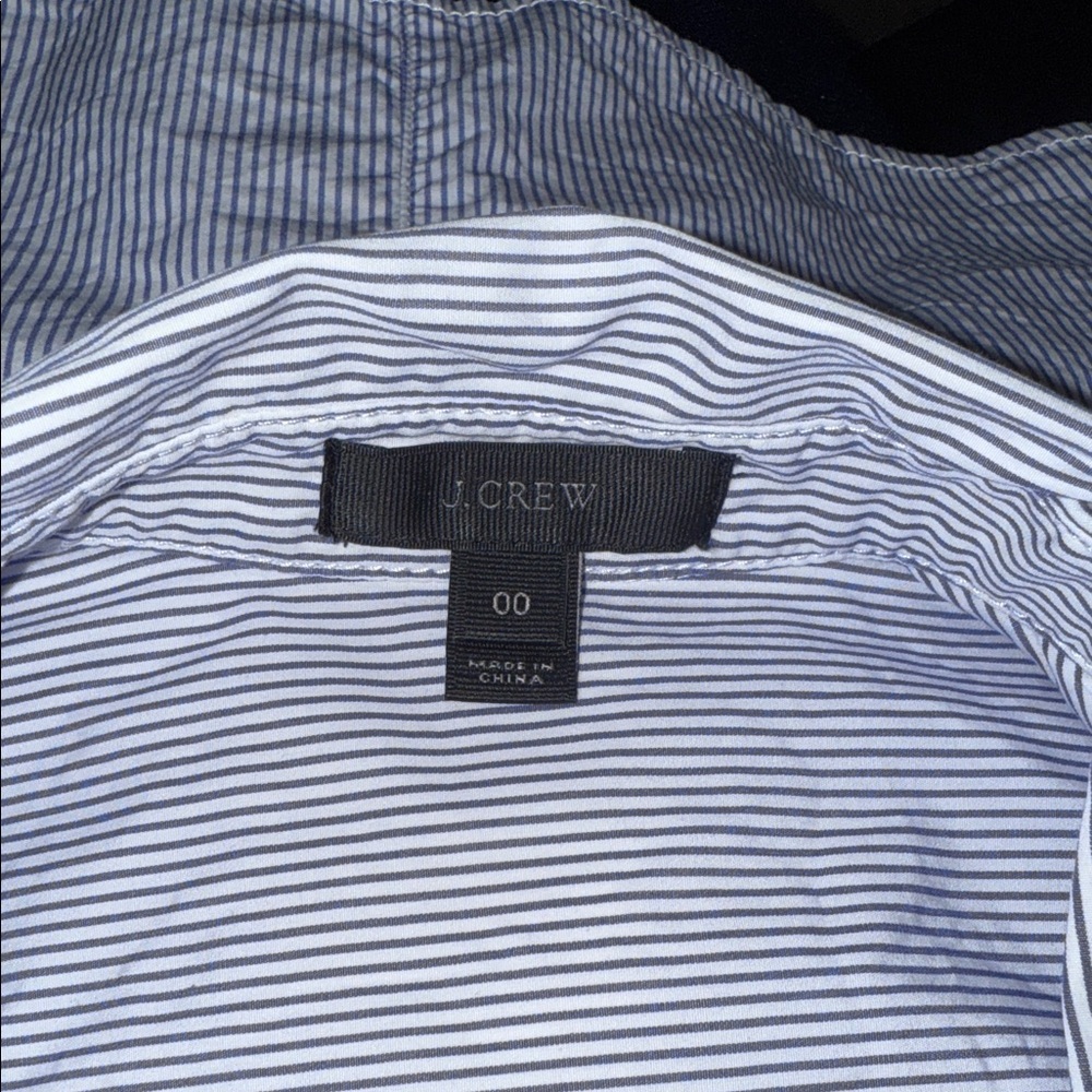 J. Crew Blue Striped Blouse - Picture 5 of 5